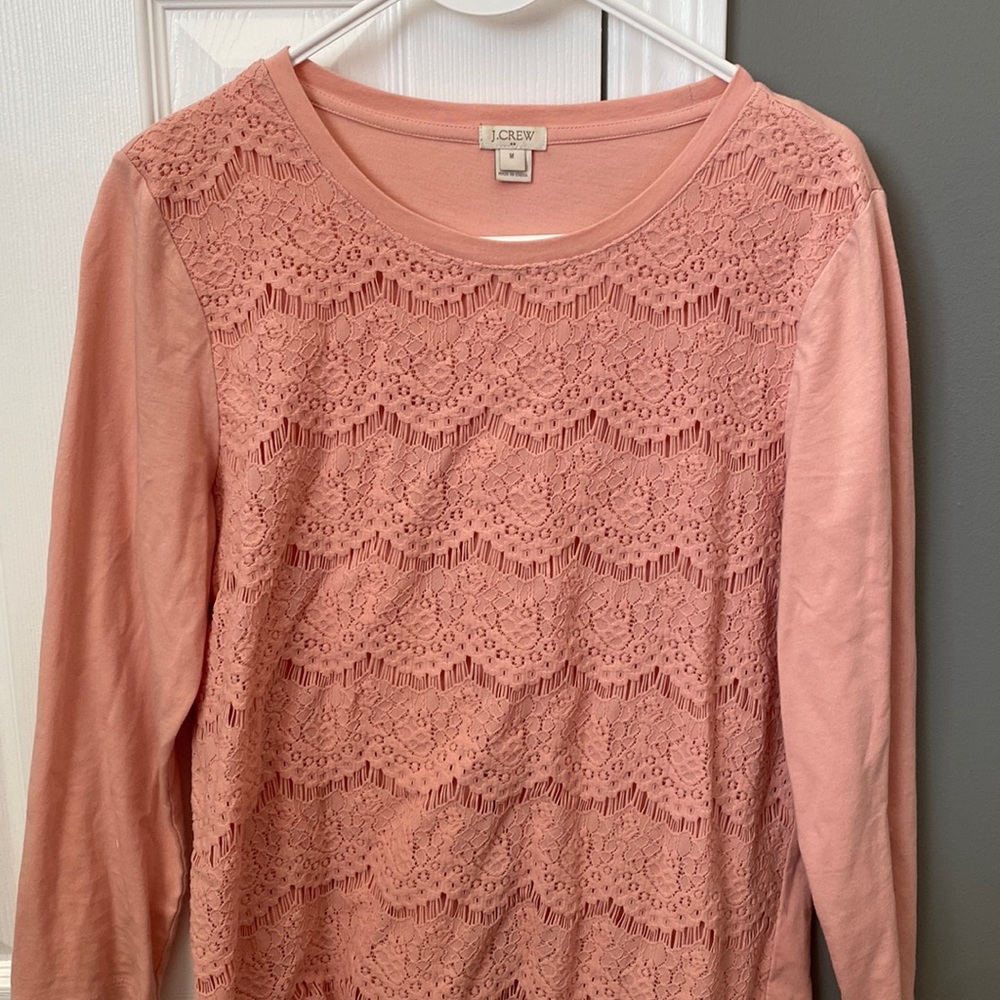 J. Crew Light Pink Blouse
